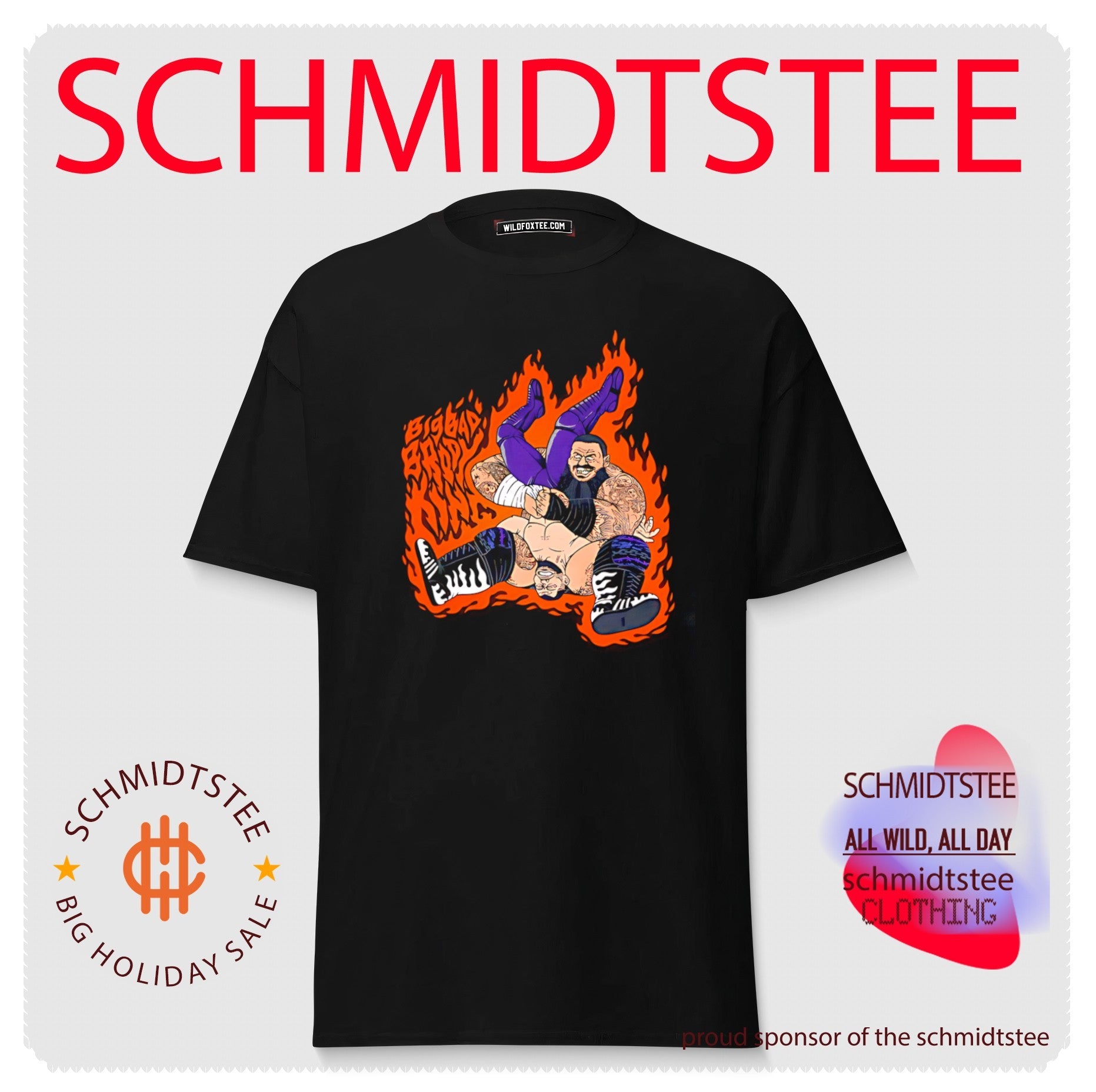 Brody King Gonzo Bomb signature move graphic shirt