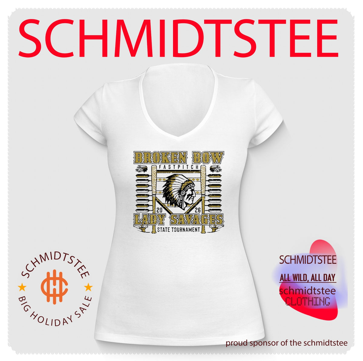 Broken bow fastpitch Lady Savage State Tournament 2026 shirt