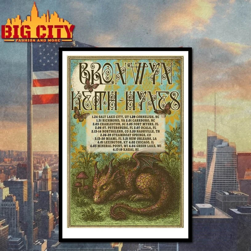 Bronwyn Keith Hynes Spring Tour 26 Poster shirt