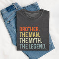 Brother The Man The Myth The Legend Unisex T-Shirt 100% Cotton Graphic Hoodie, Sweatshirt | PureTeeCo.com