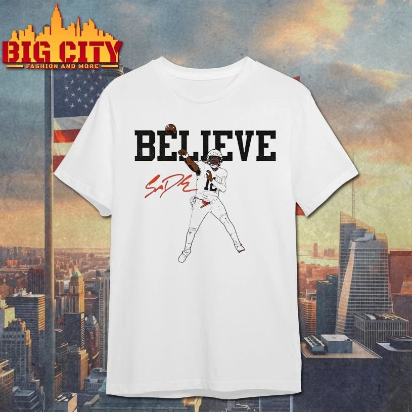 Browns Shedeur Sanders Believe signature shirt