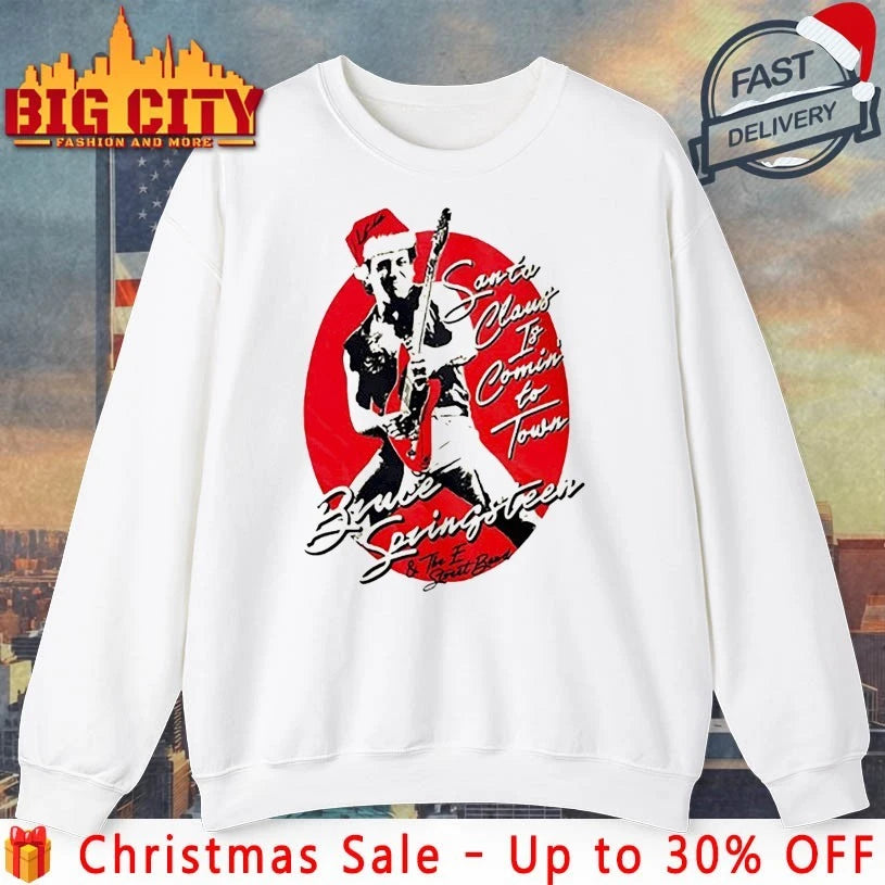 Bruce Springsteen Santa Claus is Comin’ to Town shirt