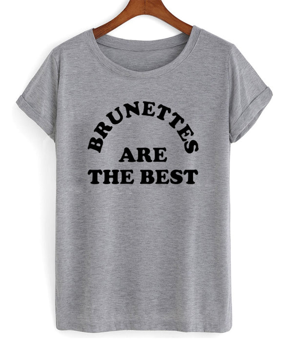 Brunettes Are The Best T-Shirt Hoodie, Sweatshirt | PureTeeCo.com