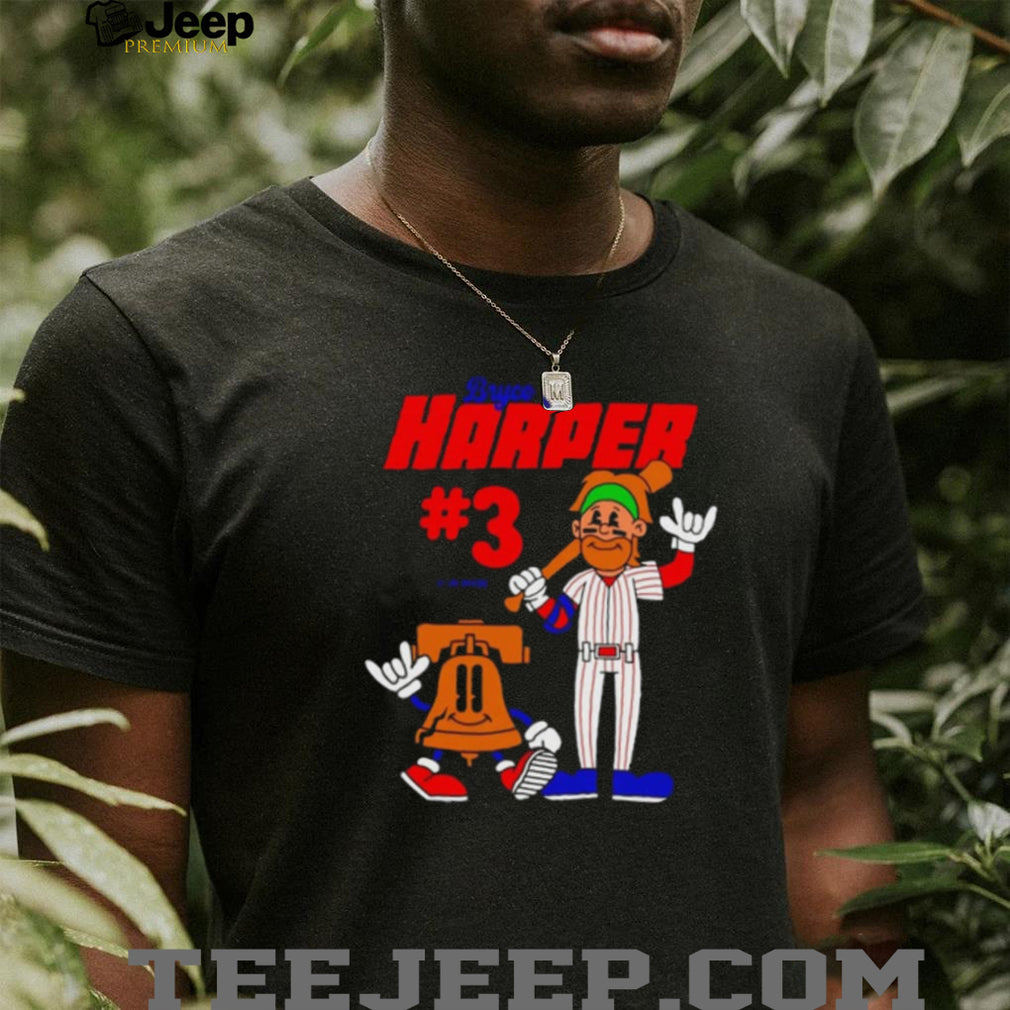 Bryce Harper Philadelphia Phillies Animated Players signature shirt