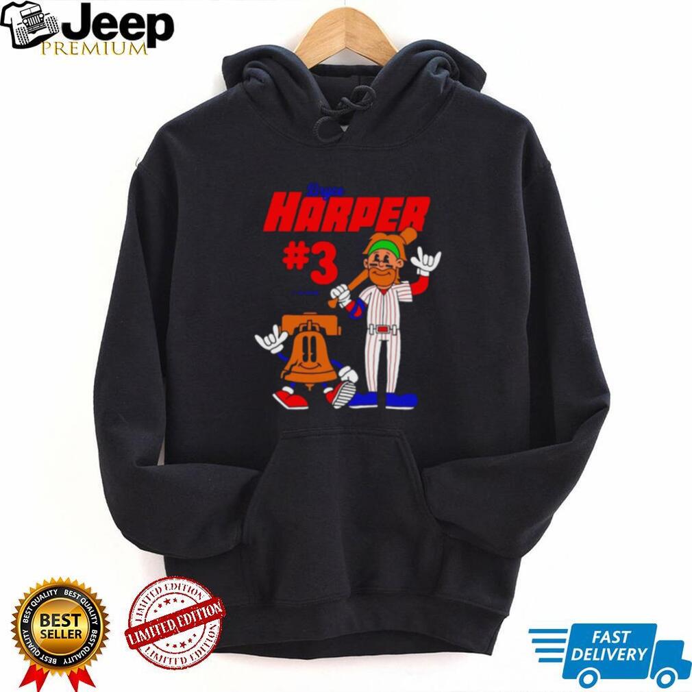 Bryce Harper Philadelphia Phillies Animated Players signature shirt