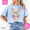 Bubble Bunny Shirt Gildan, Cute Easter Tee, Trendy Bunny Women's Tshirt Plus Sizes, Gift for Her Hoodie, Sweatshirt
