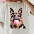 Bubblegum German Shepherd Shirt ~ Unisex Apparel Relaxed Fit Printed In The USA Clothing Womenswear Casual Comfort Cotton...