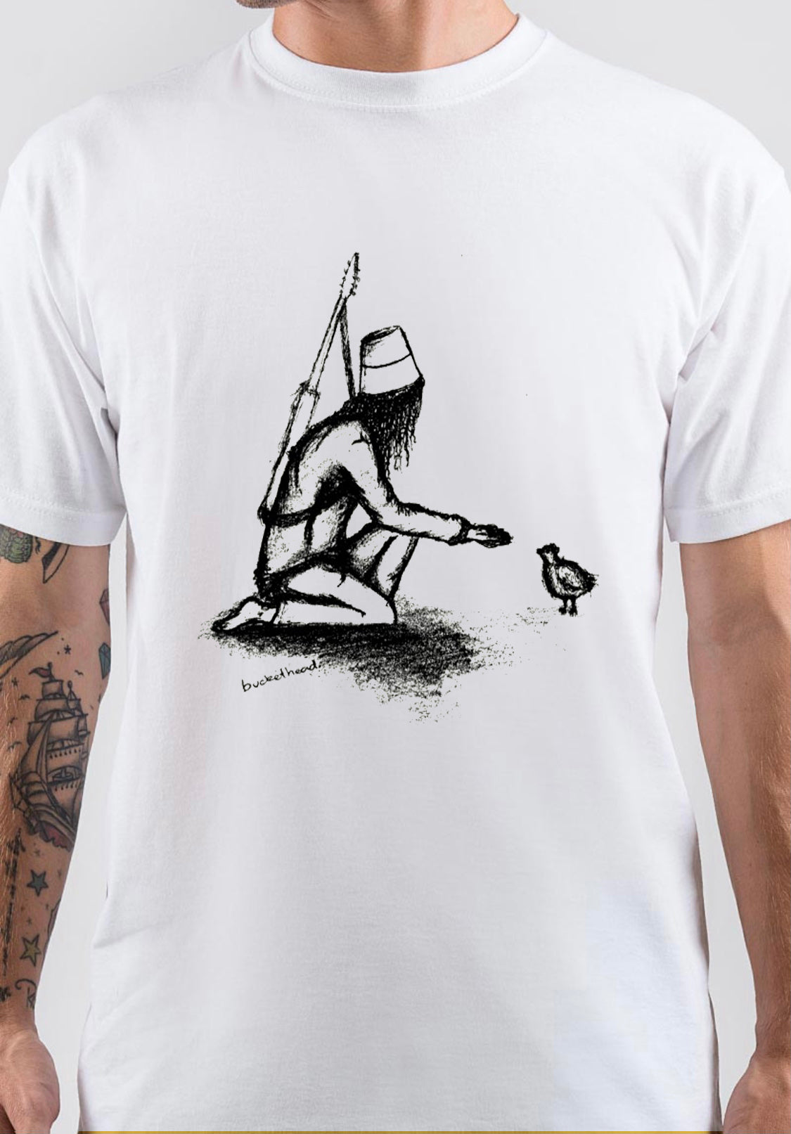 Buckethead Art T-Shirt Style005 Hoodie, Sweatshirt | PureTeeCo.com