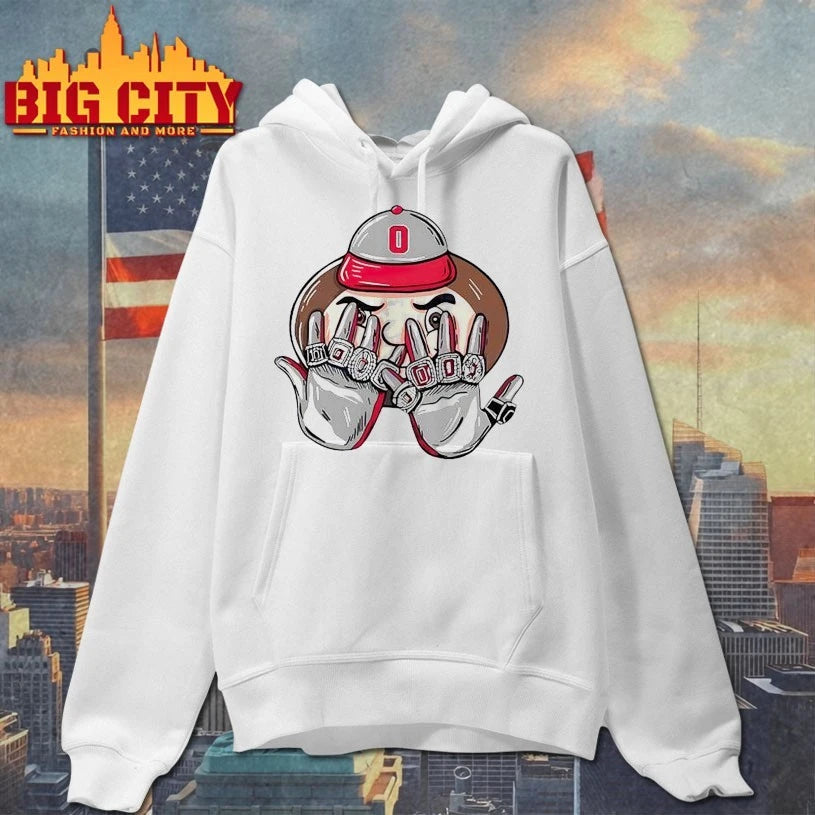 Buckeyes 9 Rings Mascot 2025 shirt