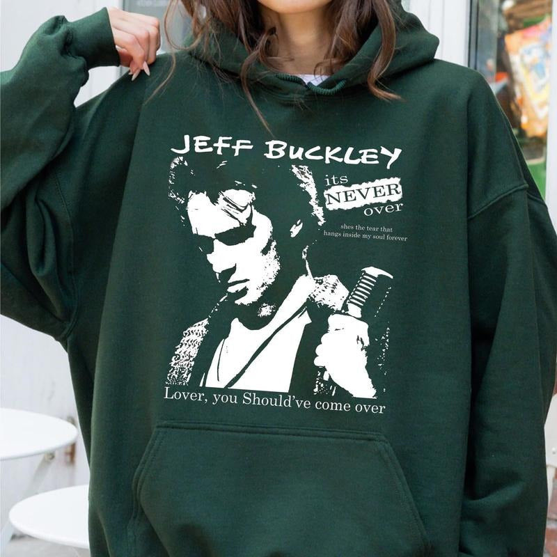 Buckleyheads Fan Inspired Hoodie, Alternative Rock, 90s Rock Fan Top, Unisex Sweater Pullover Tee Sweatshirt | PureTeeCo.com