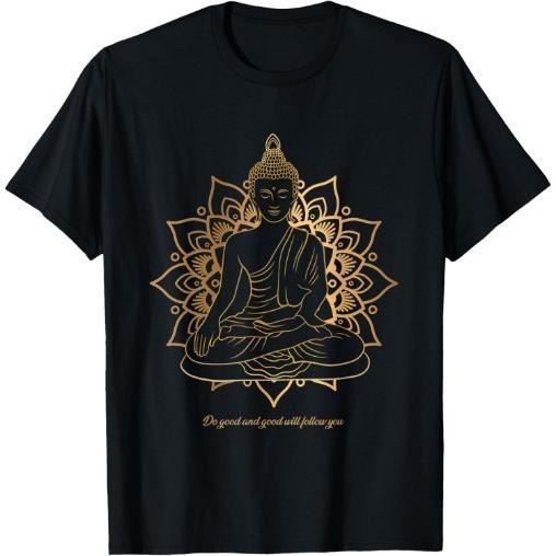 Buddha Mandala Buddhist Mindfulness Buddhism Spiritual T-Shirt Made in USA Hoodie, Sweatshirt | PureTeeCo.com