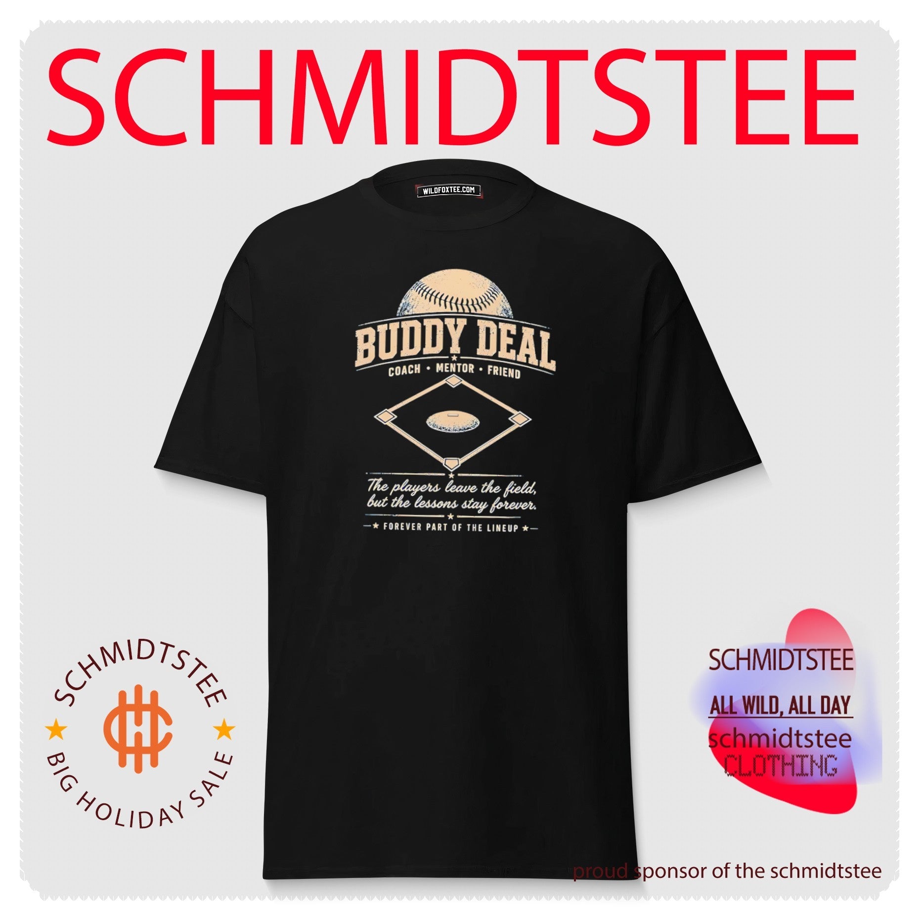 Buddy Deal the players leave the field but the lessons stay forever vintage shirt