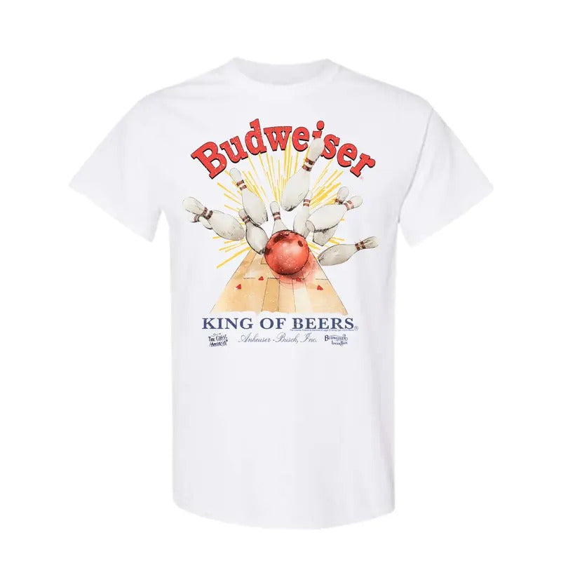 Budweiser Graphic Tee Classic Cotton Tshirt, Gift For Men, Sweatshirt Hoodie For Men Women | PureTeeCo.com