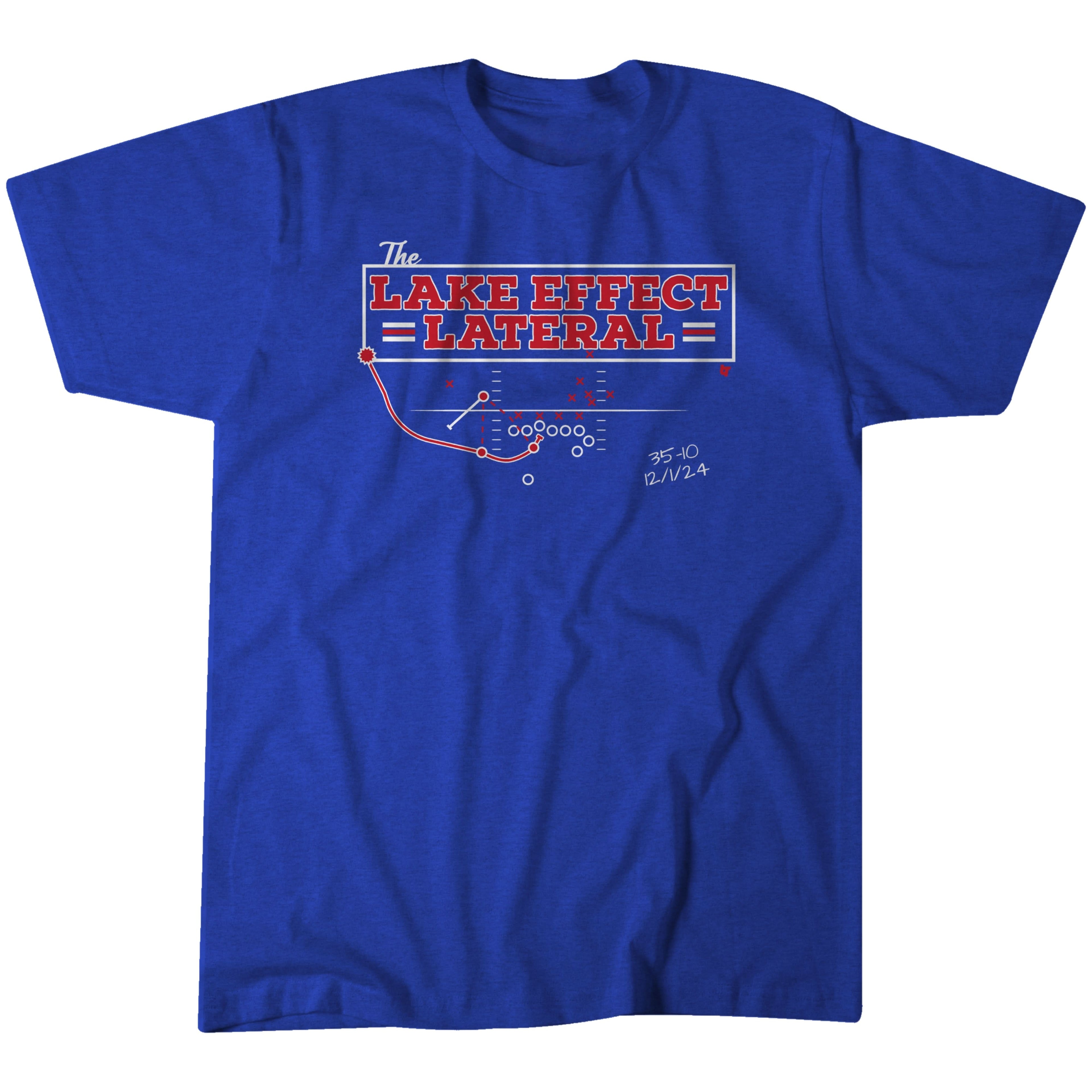 The Lake Effect Lateral - Buffalo Football Adult Unisex Tee Hoodie, Sweatshirt | PureTeeCo.com