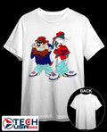 Bugs Bunny and Taz Rasta Kriss Kross shirt