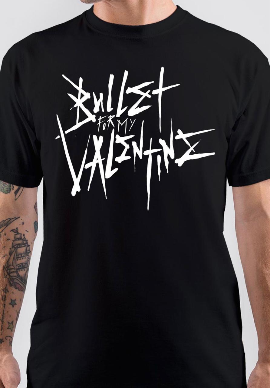 Bullet For My Valentine Black T-Shirt Hoodie, Sweatshirt | PureTeeCo.com