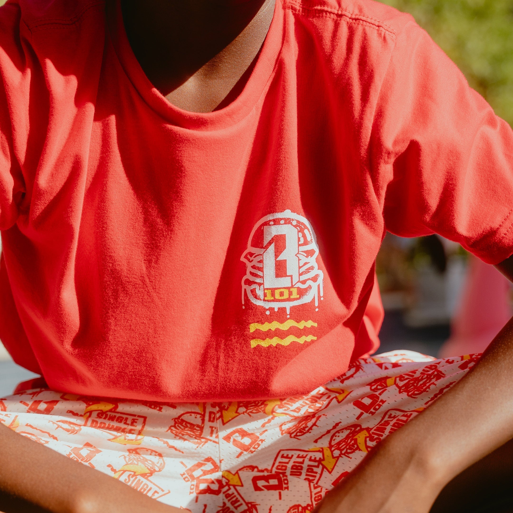 Burger Youth Tee Hoodie, Sweatshirt | PureTeeCo.com (Image 4)