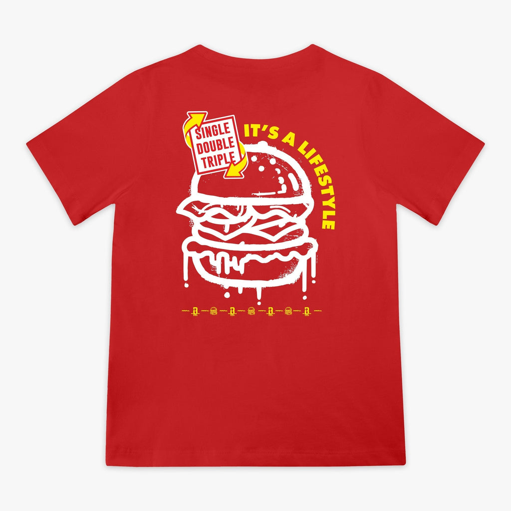 Burger Youth Tee Hoodie, Sweatshirt | PureTeeCo.com (Image 1)