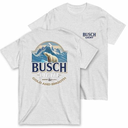 Busch Light Cold & Smooth Polar Bear T-Shirt Hoodie, Sweatshirt | PureTeeCo.com