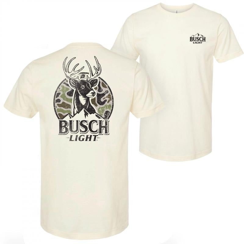 Busch Light Deer Hunting Camo Logo T-Shirt Hoodie, Sweatshirt | PureTeeCo.com