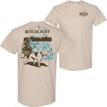 Busch Light Fishing with Friends Tan Front Back Print T-Shirt Hoodie, Sweatshirt | PureTeeCo.com