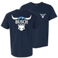 Busch Rodeo Bull Horns Navy Blue T-Shirt Hoodie, Sweatshirt | PureTeeCo.com