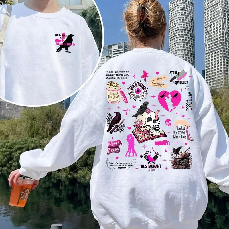 Butcher & Blackbird Brynne Weaver 2 Sides Sweatshirt, Butcher and Blackbird Pink Merch, Brynne Weaver Shirt, Smut Reader...