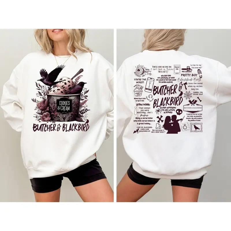 Butcher & Blackbird Brynne Weaver 2 Sides Sweatshirt, Butcher and Blackbird Pink Merch, Brynne Weaver Shirt, Smut Reader...