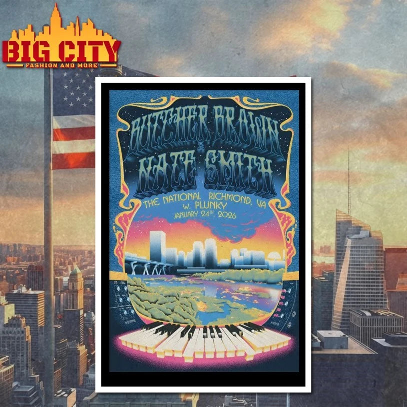 Butcher Brown And Nate Smith Event Richmond On Jan 24 2026 Poster shirt