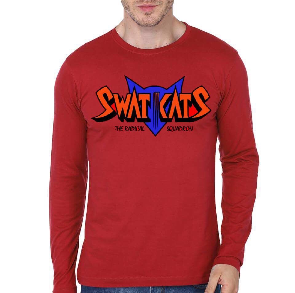 Swat Kats Red Full Sleeve T-Shirt Hoodie, Sweatshirt | PureTeeCo.com