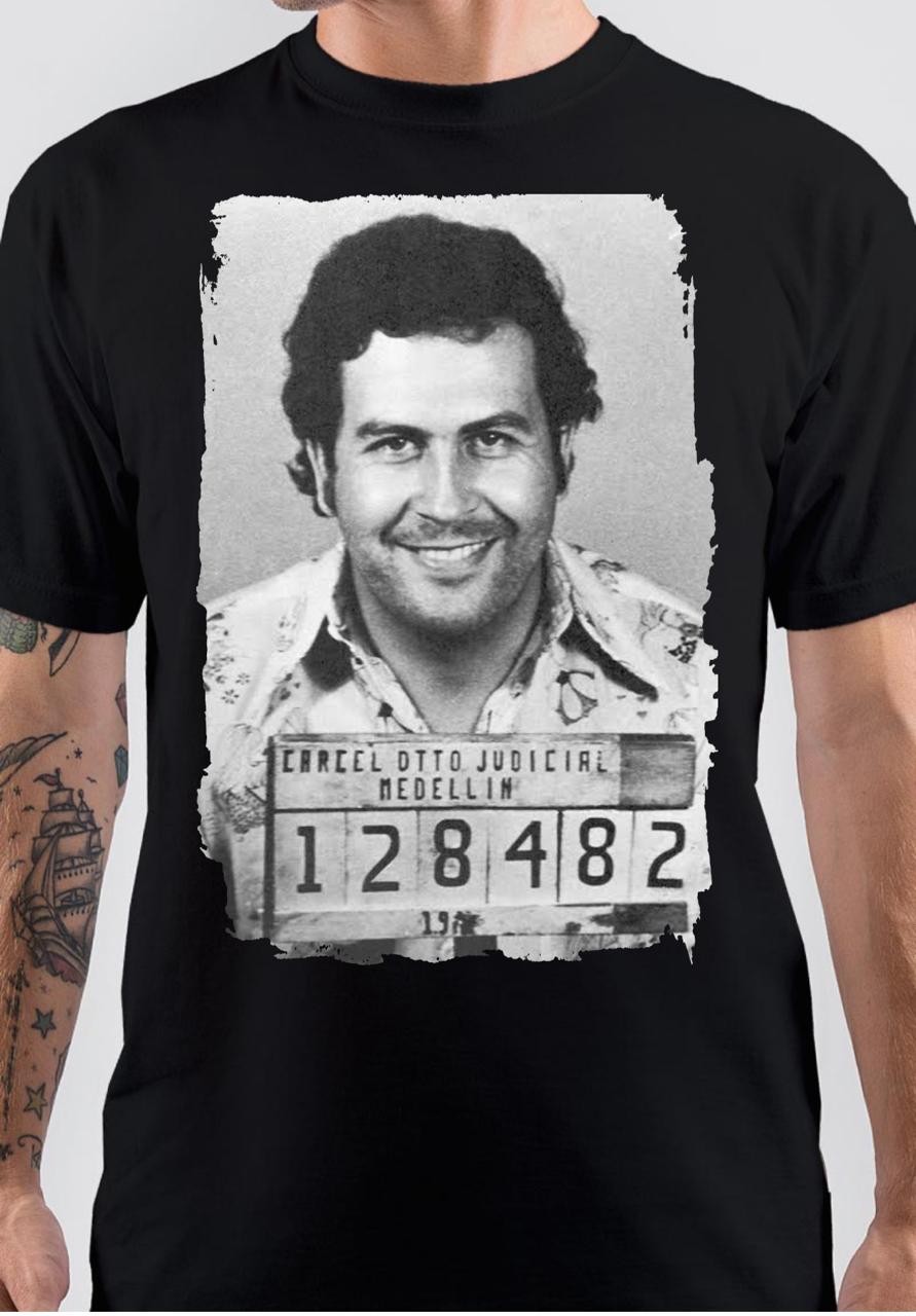 Pablo Escobar Mugshot T-Shirt Hoodie, Sweatshirt | PureTeeCo.com