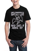 Led Zeppelin United States Of America 1977 Black T-Shirt Hoodie, Sweatshirt | PureTeeCo.com