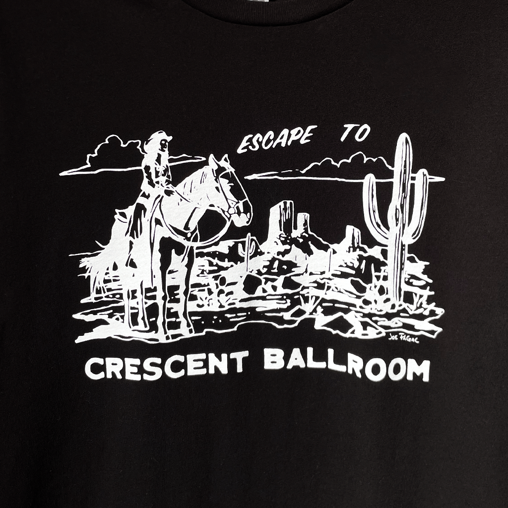 Escape to.. Black T-Shirt Hoodie, Sweatshirt | PureTeeCo.com (Image 2)