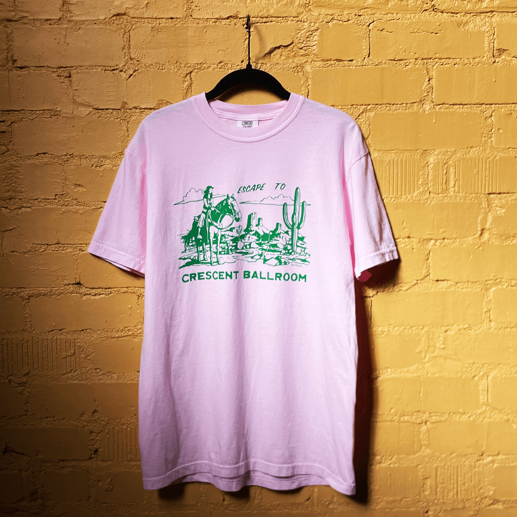 Escape to.. Pink T-Shirt Hoodie, Sweatshirt | PureTeeCo.com (Image 3)