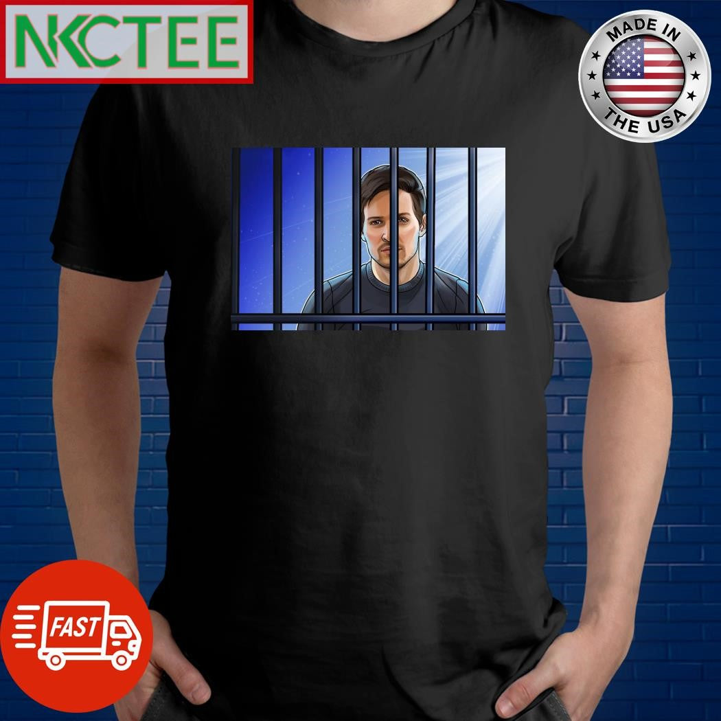 CEO Telegram Pavel Durov allegedly arrested in France shirt