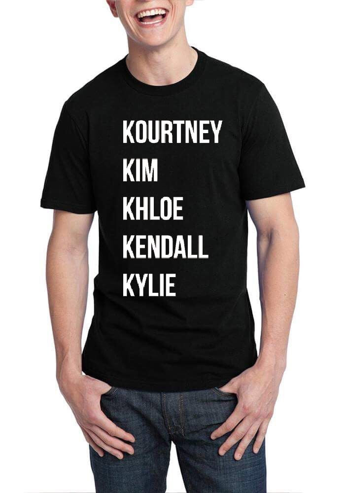 Jenner Sister Black T-Shirt Hoodie, Sweatshirt | PureTeeCo.com
