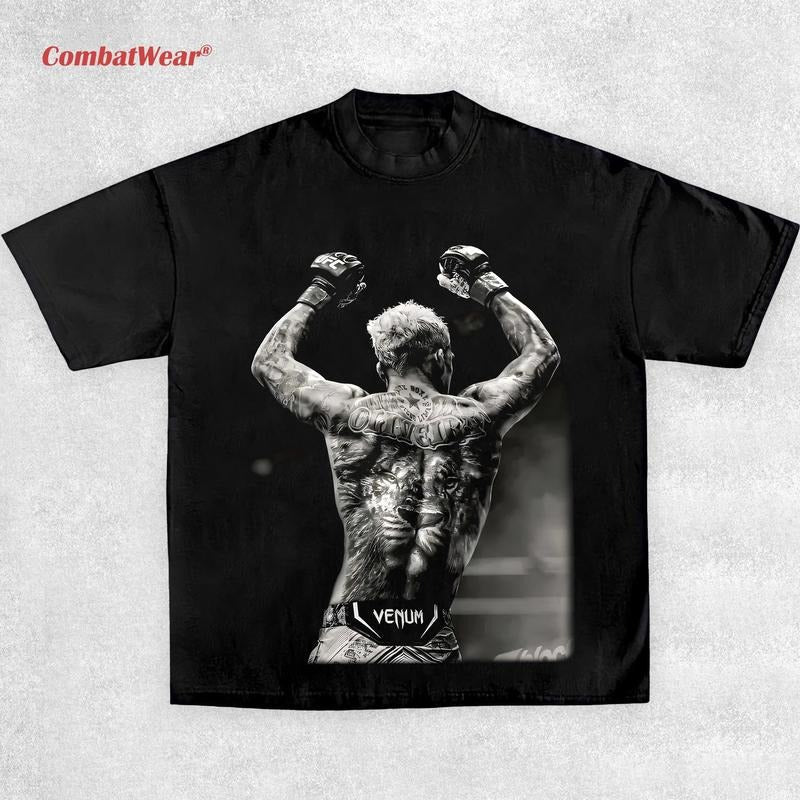 CHARLES OLIVEIRA V2 TEE , Boxing T-shirt, Fighter Tee, Boxer Shirt, Sports Shirt, Boxing Merch, Vintage Boxing Tee,...