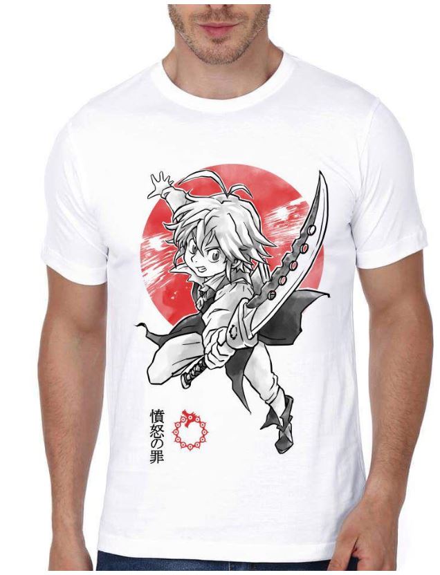 Seven Deadly Sins White T-Shirt Style001 Hoodie, Sweatshirt | PureTeeCo.com