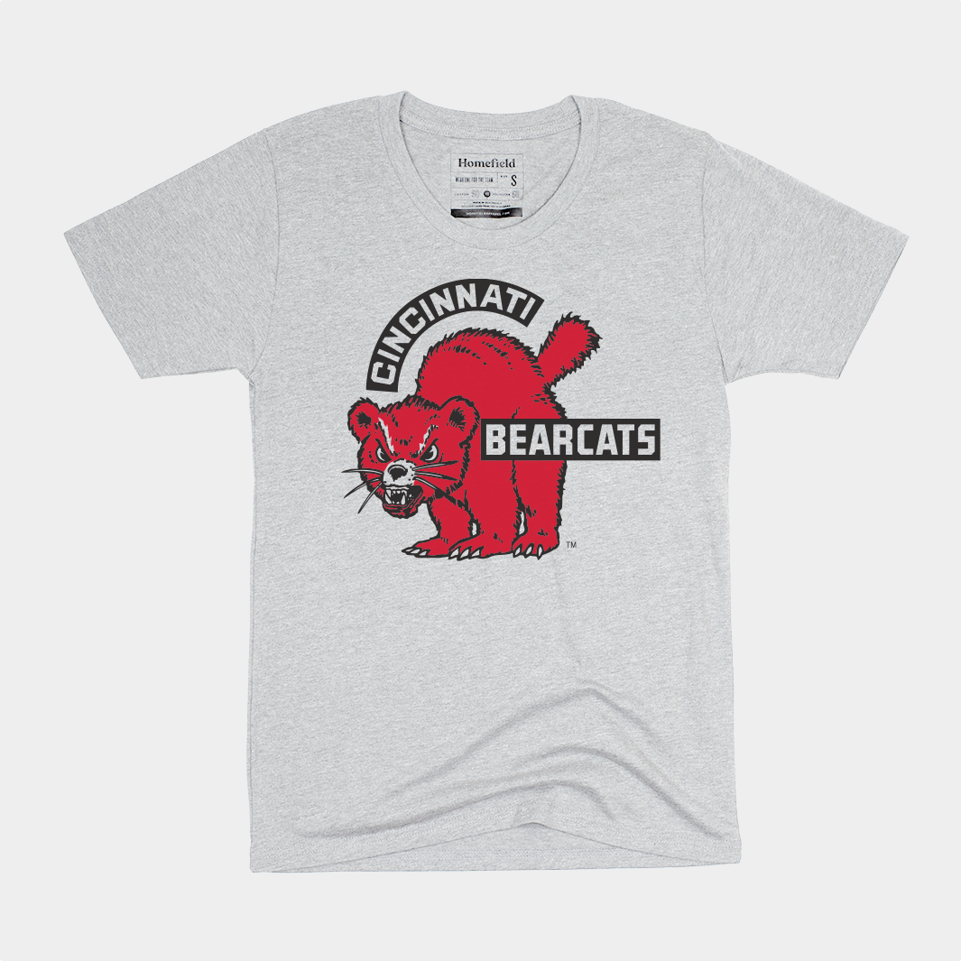 Vintage Cincinnati Bearcats Women's Tee Hoodie, Sweatshirt | PureTeeCo.com