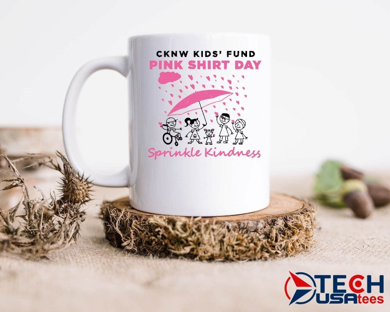 CKNW Kids’ Fund Pink Shirt Day Sprinkle Kindness shirt