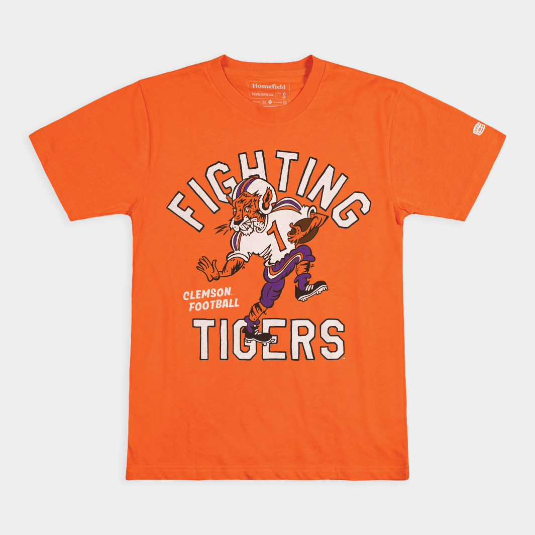 Clemson Fighting Tigers Football Tee Hoodie, Sweatshirt | PureTeeCo.com