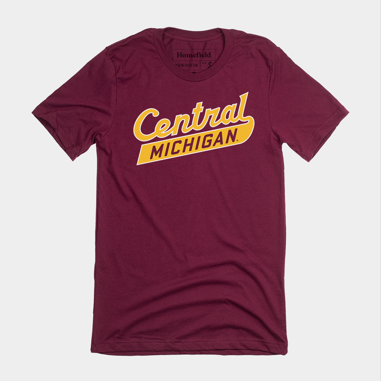 Central Michigan Baseball Script Tee Hoodie, Sweatshirt | PureTeeCo.com