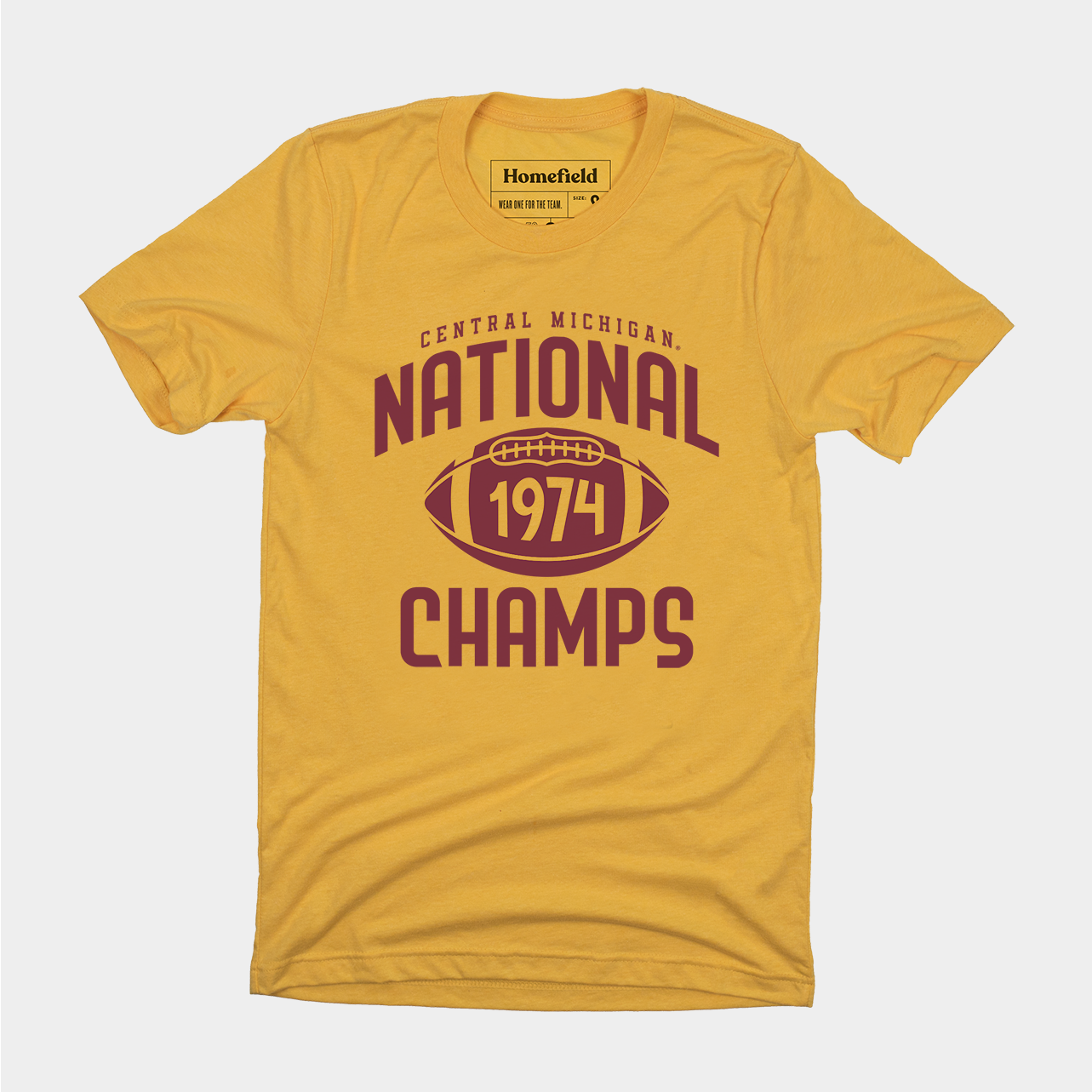 Central Michigan Football ‚Äú1974 National Champs‚Äù Tee Hoodie, Sweatshirt | PureTeeCo.com