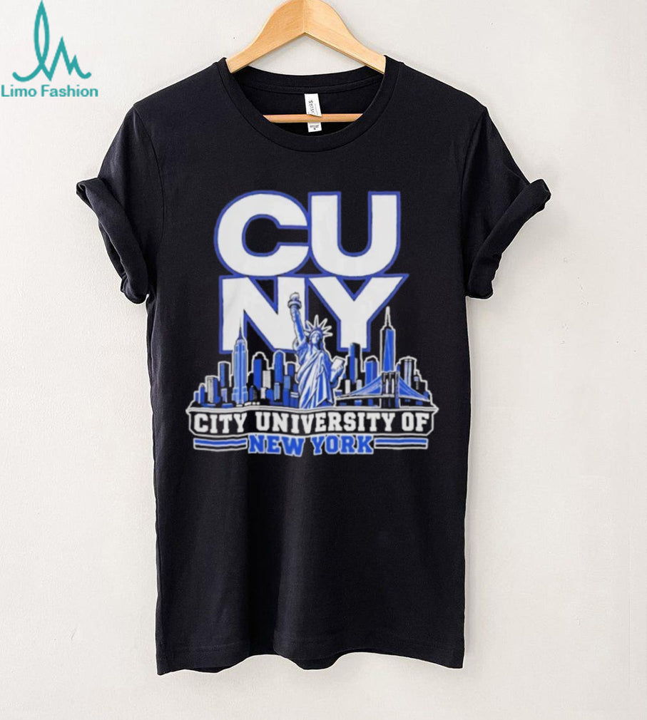 CUNY City University Of NY Graphic Skyline T Shirt