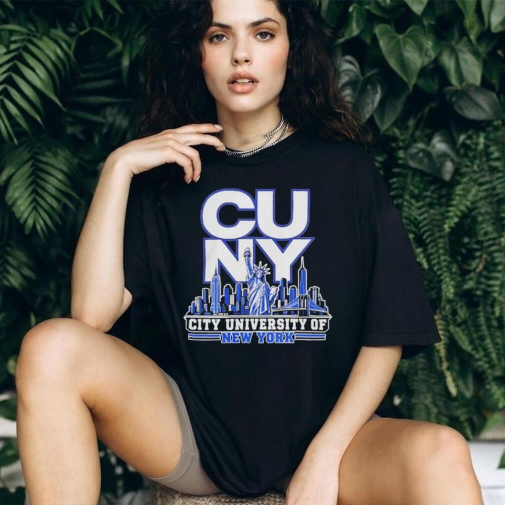 CUNY City University Of NY Graphic Skyline T Shirt