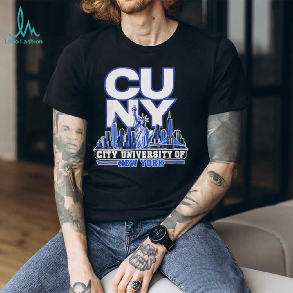 CUNY City University Of NY Graphic Skyline T Shirt