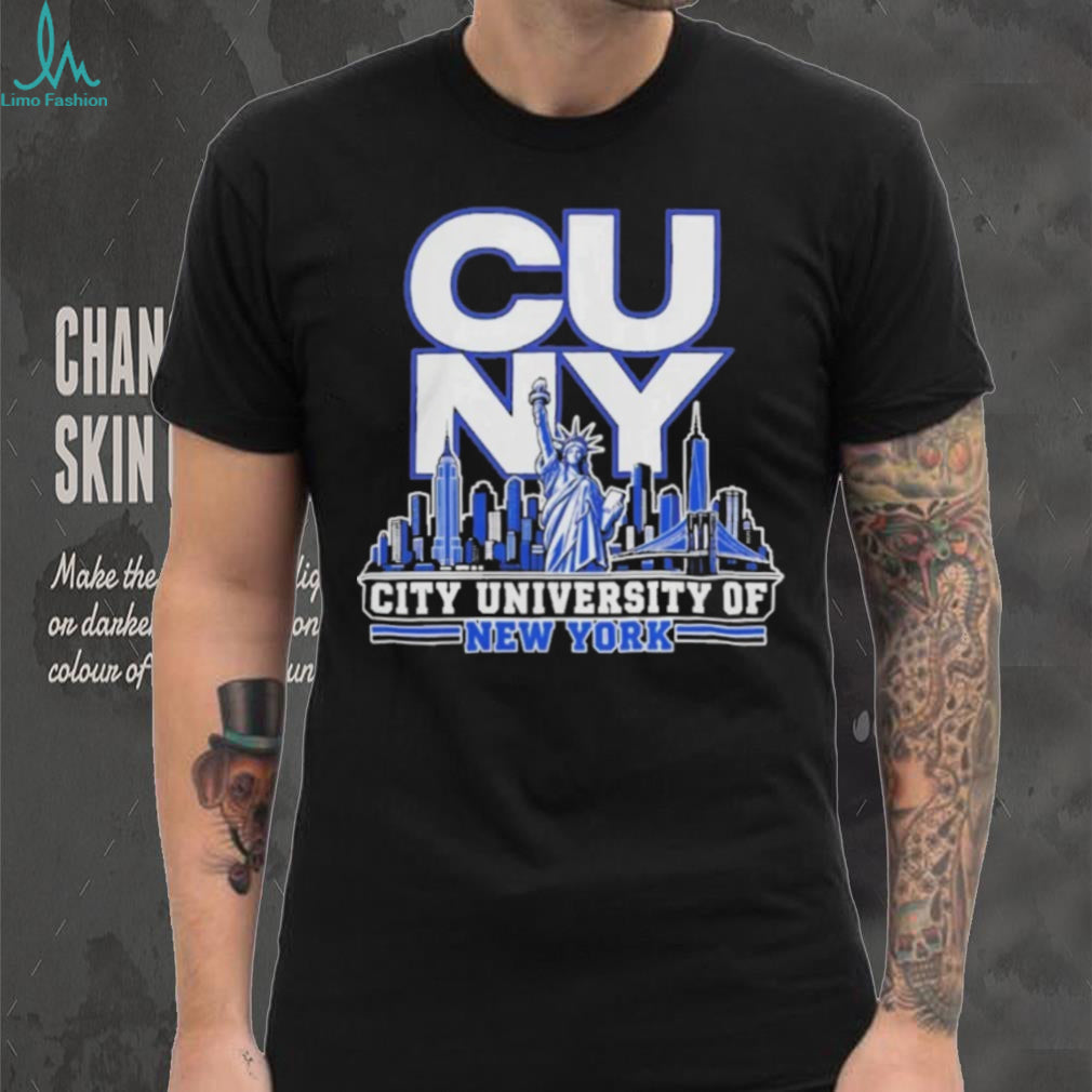 CUNY City University Of NY Graphic Skyline T Shirt