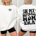 CUSTOM In My Softball Mom Era Sweatshirt, Softball Mom Shirt, Retro Game Day Shirt, Team Mom Gift, In My Era Shirt,...
