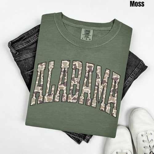 *CUSTOMIZABLE* Camo States Comfort Colors T-Shirt 'NLB' Hoodie, Sweatshirt | PureTeeCo.com