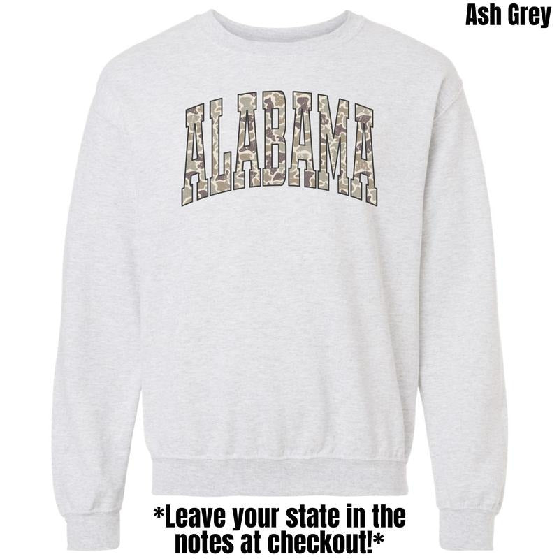 *CUSTOMIZABLE* Camo States Sweatshirt 'NLB' T-Shirts, Hoodie | PureTeeCo.com